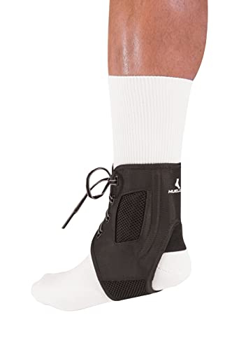 MUELLER Sports Medicine AFT3 Ankle Brace for Men and Women -Perfect for Running, Basketball, and Volleyball,Black, X-Small