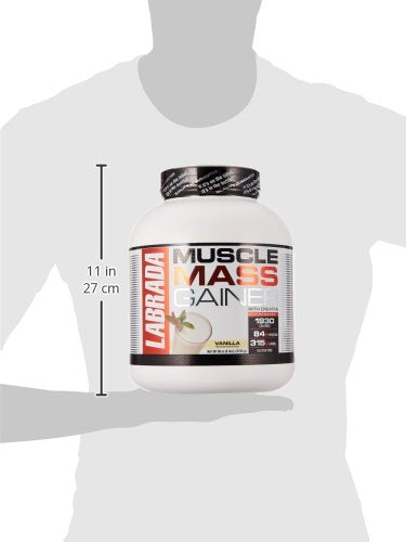 Labrada Nutrition Muscle Mass Gainer, Vanilla, 6 Pound (Packaging may Vary)