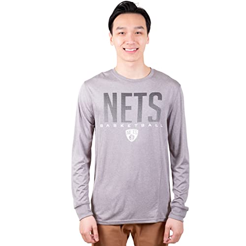 Ultra Game -NBA Men's Active Long Sleeve Pullover T-Shirt Medium