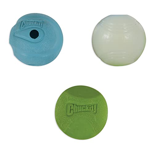 ChuckIt! Dog Fetch Ball Medley Trio, Small, 3 Pack