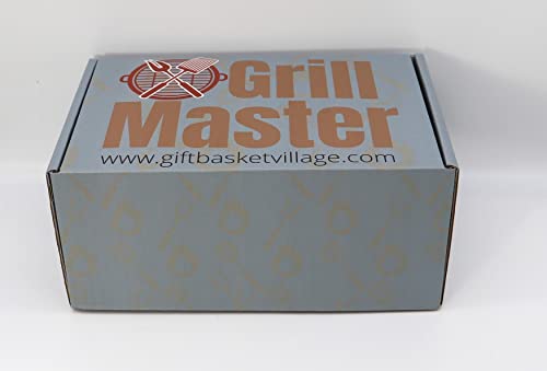 Gift Basket Village The Grill-Master, Deluxe - Grilling Gift Box for Men with BBQ Sauce, Nuts and More, 7 Pound (Pack of 1)