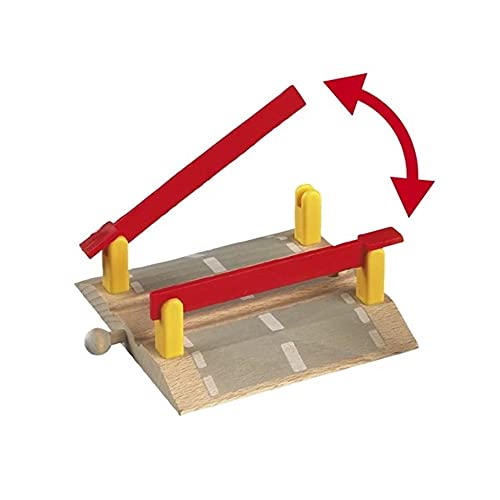 BRIO World 33388 - Railway Crossing - 4 Piece Wooden Toy Train Accessory for Kids Ages 3 and Up