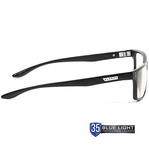 GUNNAR - Premium Gaming and Computer Glasses for Kids (age 12+) - Blocks 35% Blue Light - Cruz, Onyx, Clear Tint