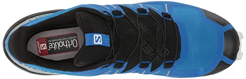 10 Salomon Speedcross 5 Trail Running Shoes for Men, Skydiver/Black/White