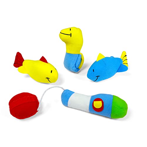 GUND Baby My First Tackle Box Stuffed Plush Playset, 5 Pieces