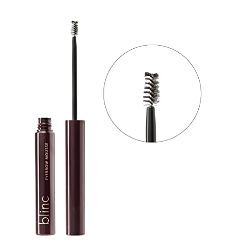 Blinc Eyebrow Mousse, Extreme Hold Tinted Eyebrow Gel with Peptides and Vitamins A and E, Natural Finish, Long-Wearing, Waterproof, Vegan, Gluten-Free and Cruelty-Free, Auburn, 4.7mL/ 0.16 Fl. Oz