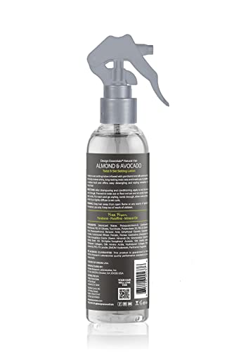 Design Essentials Natural Twist and Set Setting Lotion For All Curl Types W/ Strengthening Vitamins and Proteins - Almond and Avocado Collection - 8 Oz