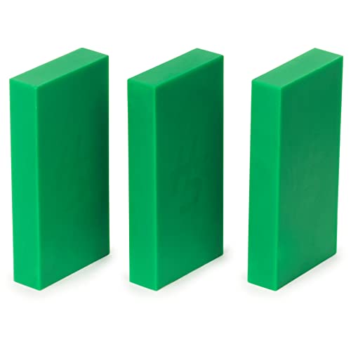 Spin Master Games H5 Domino Creations, 60-Piece Neon Blue/Green Set by Domino Artist Youtuber Lily Hevesh Classic Family Game, for Adults and Kids Ages 5 and up