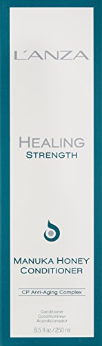 L’ANZA Healing Strength Manuka Honey Conditioner - Strengthens, Protects and Restores Weak, Fragile, and Aged Hair, Rich with Keratin Protein, Healing Oils, and Vitamin C (8.5 Fl Oz)