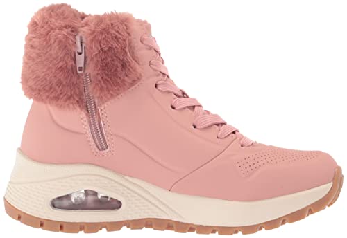 Skechers Women's Sneaker Fashion Boot, Rose, 6