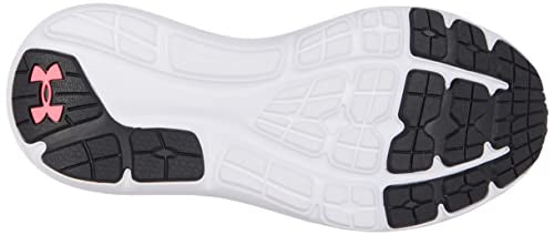 Under Armour Women's Surge 3 Sneaker, (103) Pitch Gray/White/Cerise, 6