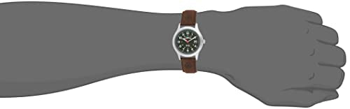 Timex Men's T40051 Expedition Metal Field Brown/Olive Leather Strap Watch