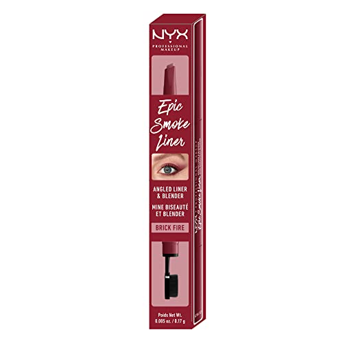 NYX PROFESSIONAL MAKEUP Epic Smoke Liner, Vegan Smokey Eyeliner - Brick Fire (Brick Red)