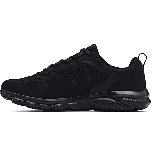 Under Armour mens Charged Assert 9 Running Shoe, Black (003 Black, 12.5 US
