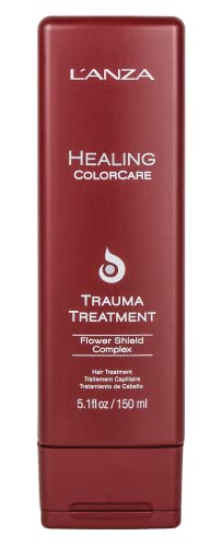 L'ANZA Healing ColorCare Trauma Treatment, Leave-in Bleach Damage Reconstructor, Refreshes, Repairs and Extends Color longevity, With Triple UV and heat Protection (5.1 Fl Oz)