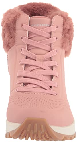 Skechers Women's Sneaker Fashion Boot, Rose, 6