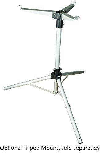 KING VQ4500 Tailgater Portable/Roof Mountable Satellite TV Antenna (for use with DISH) , Gray , Western Arc Satellites