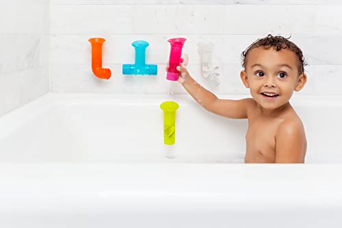 Boon PIPES Toddler Bath Toys - Toddler and Baby Bath Toys - Multicolored - Ages 12 Months and Up - 5 Count