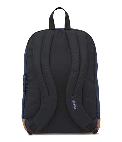 JanSport Cool Student Backpack for College Students, Teens, with 15-inch Laptop Sleeve, Navy - Large Computer Bag Rucksack with 2 Compartments, Ergonomic Straps - Bookbag for Men, Women