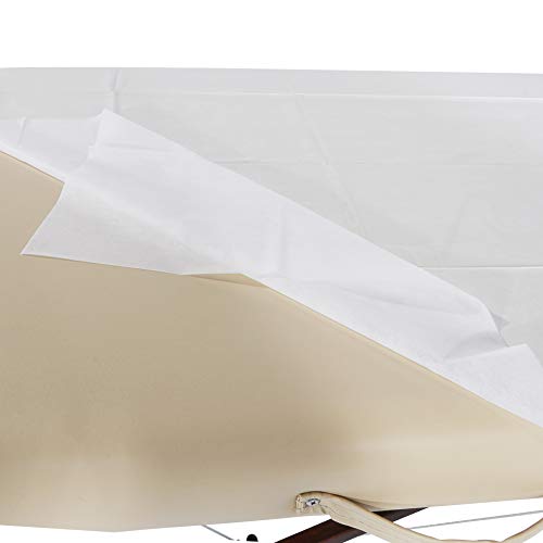Master Massage Tables Poly-Backing Disposable Table Sheet Cover(Pack of 10) for Massage/Treatment Table