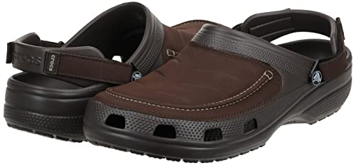 Crocs Men's Yukon Vista II Clogs, Espresso, 10 Men