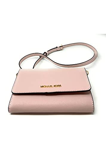 Michael Kors Jet Set Travel Multifunction Phone Crossbody Bag (powder blush)