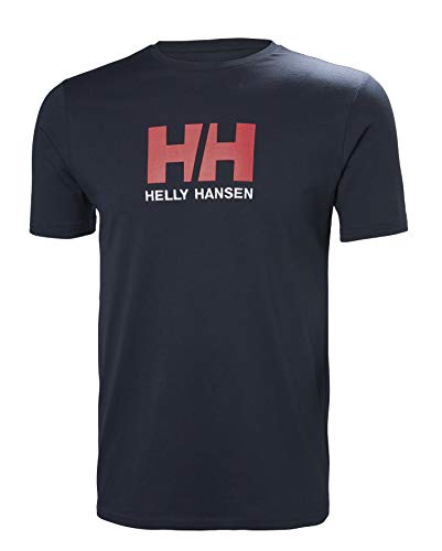 Helly Hansen Men's Standard HH Logo T-Shirt, 597 Navy, Small