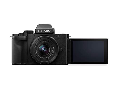 Panasonic LUMIX G100 4k Mirrorless Camera for Photo and Video, Built-in Microphone with Tracking, Micro Four Thirds Interchangeable Lens System, 12-32mm Lens, 5-Axis Hybrid I.S, DC-G100KK (Black)