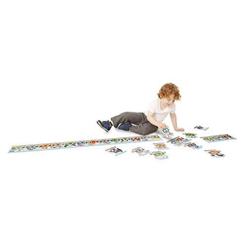 Melissa and Doug Alphabet Express Jumbo Jigsaw Floor Puzzle (27 pcs, 10 feet long)