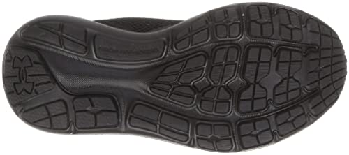 Under Armour Boy's Surge 3 Running Shoe, Black (002)/Black, 7 Big Kid