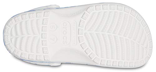 Crocs unisex adult Classic Graphic Clog, Cloud Print, 7 Women 5 Men US