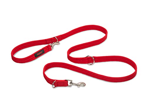 Halti Training Lead For Dogs, Double Ended Dog Training Leash for Halti Head Collar and No Pull Harness, Red Training Leash for Small Dogs and Medium Dogs