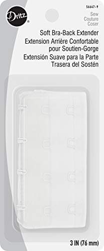 Dritz womens 1-pack Bra Extender, White, 3-Inch US