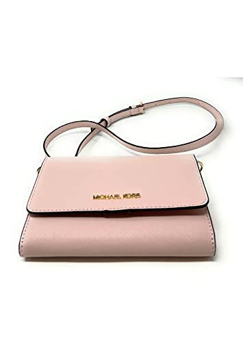 Michael Kors Jet Set Travel Multifunction Phone Crossbody Bag (powder blush)
