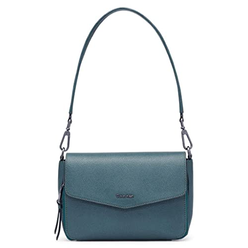 Calvin Klein Ava Novelty Demi Shoulder Bag, Deep Forest Textured