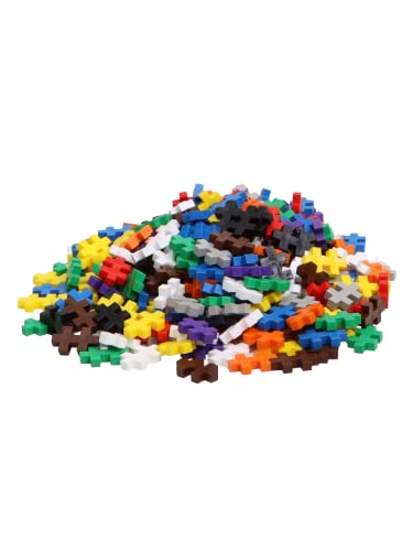 PLUS PLUS – Basic Mix - 300 Piece, Construction Building Stem/Steam Toy, Mini Puzzle Blocks for Kids