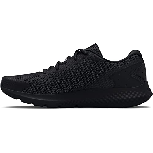 Under Armour Men's Charged Rogue 3 Road Running Shoe, Black (003)/Black, 14