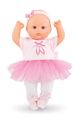 Corolle 9000100290 Mon Premier Poupon Maeva Ballerina 30 cm / French Doll with Charm and Vanilla Fragrance , Pink