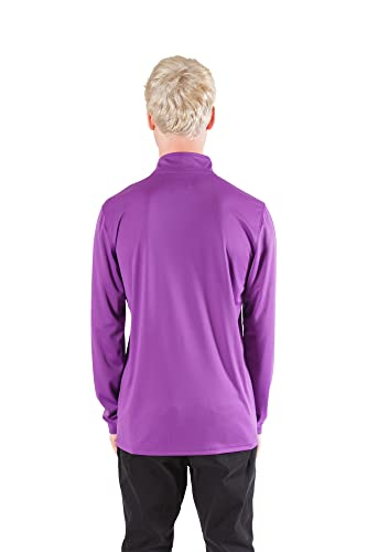 Ultra Game NBA Men's Quarter Zip Long Sleeve Pullover T-Shirt