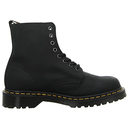 8 Dr. Martens Men's 1460 Pascal 8 Eye Boot Fashion, Black Waxed Full Grain Leather