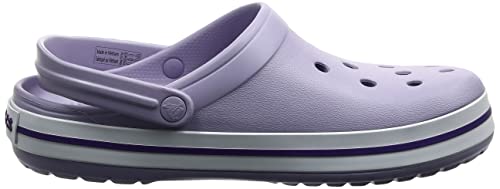 Crocs Unisex Crockband Clogs, Lavender/Purple, 6 US Women