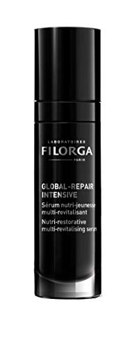 Filorga Global-Repair Intensive Anti Aging Face Serum, Skincare Treatment With Ceramides, Omegas, and Vitamins For Skin Firming, Wrinkle Reduction, and Complexion Evening, 1 fl. oz.