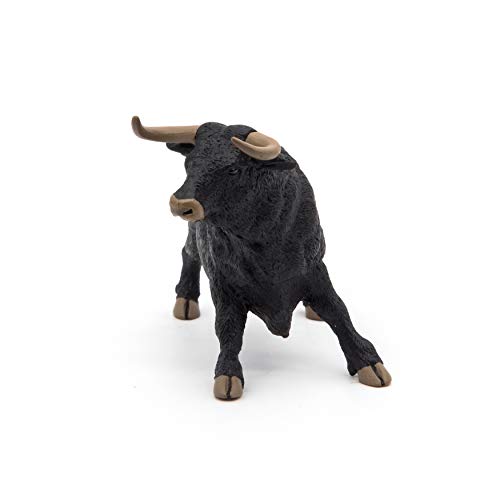 Papo -Hand-Painted - Figurine -Farmyard Friends -Andalusian bull -51050 - Collectible - For Children - Suitable for Boys and Girls - From 3 years old