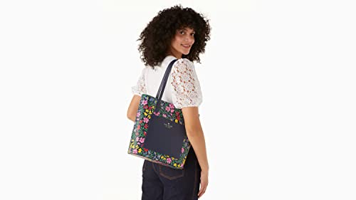 Kate Spade New York Large Daily Tote Shoulder Bag (Parisian Navy Multi)