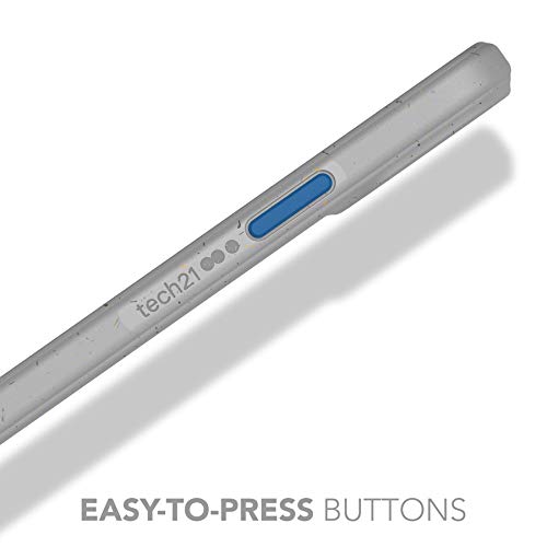 tech21 Eco Slim for Apple iPhone 12 Pro Max 5G - Hygienically Clean Bacterial Germ Fighting Antimicrobial Phone Case with 10 ft. Drop Protection, Mushroom Grey