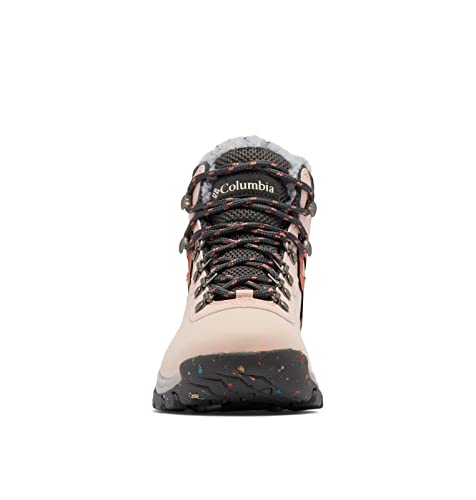 Columbia Women's Newton Ridge Plus Omni Heat, Peach Blossom/Dark Grey, 8.5