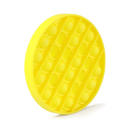 FoxMind Games Last One Lost, Yellow - The Original Push Pop Bubble Popping Sensory Pop It Fidget Toy Game - Autism ADHD Special Needs Stress Reliever, Silicone Bend, Squish, Squeeze Relax Toy Activity
