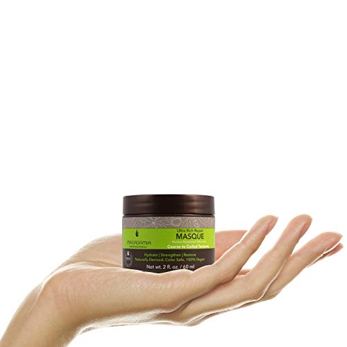 Macadamia Professional Hair Care Products Ultra Rich Repair Masque - For Thick Curly Hair - Color-Safe, Cruelty-Free and 100% Vegan - 2 Fl. Oz.