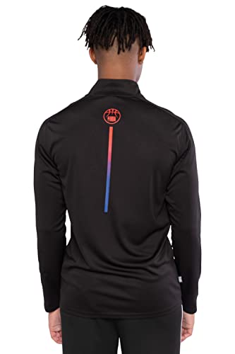 NBA Men's Long Sleeve Active Quarter Zip Pullover T-Shirt