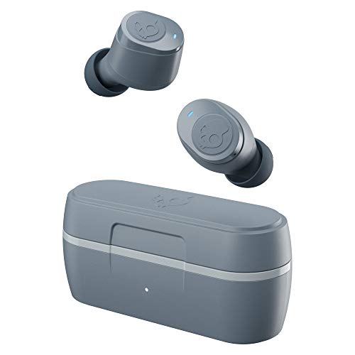 Skullcandy Jib True Wireless Earbud with Microphone / 22 Hour Battery Life / Use with iPhone and Android / Best for Gym, and Gaming / Bluetooth Earbud Headphones - Grey